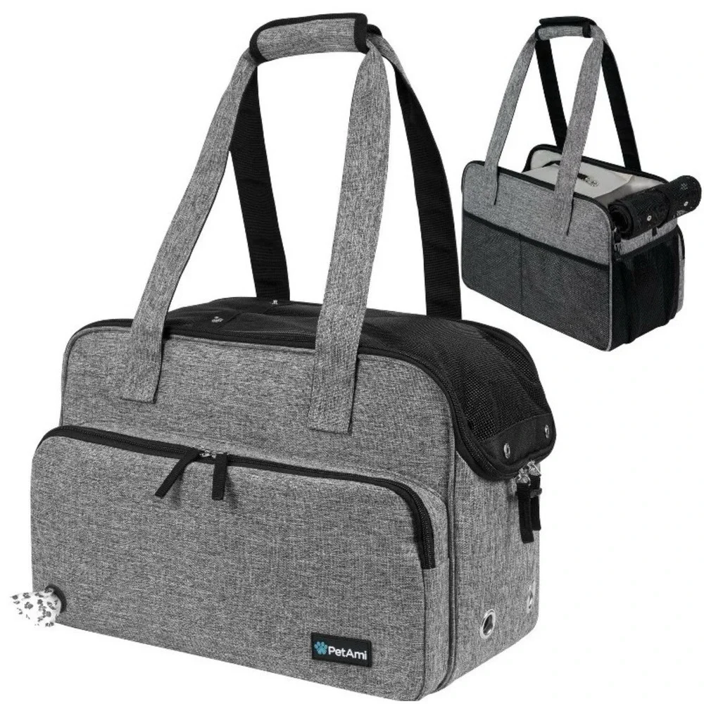 Pet Dog Cat Carrier Bag Soft Sided Comfort Travel Tote Case Airline Approved US